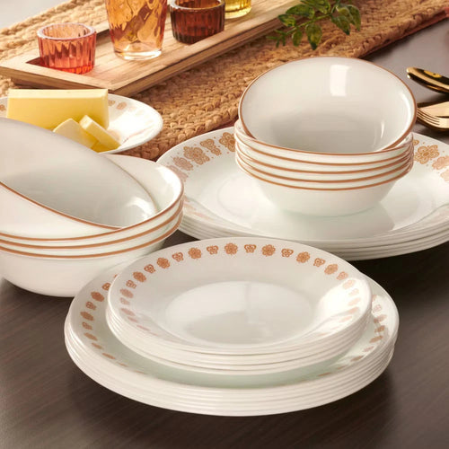 16pc Butterfly Gold Dinnerware Set